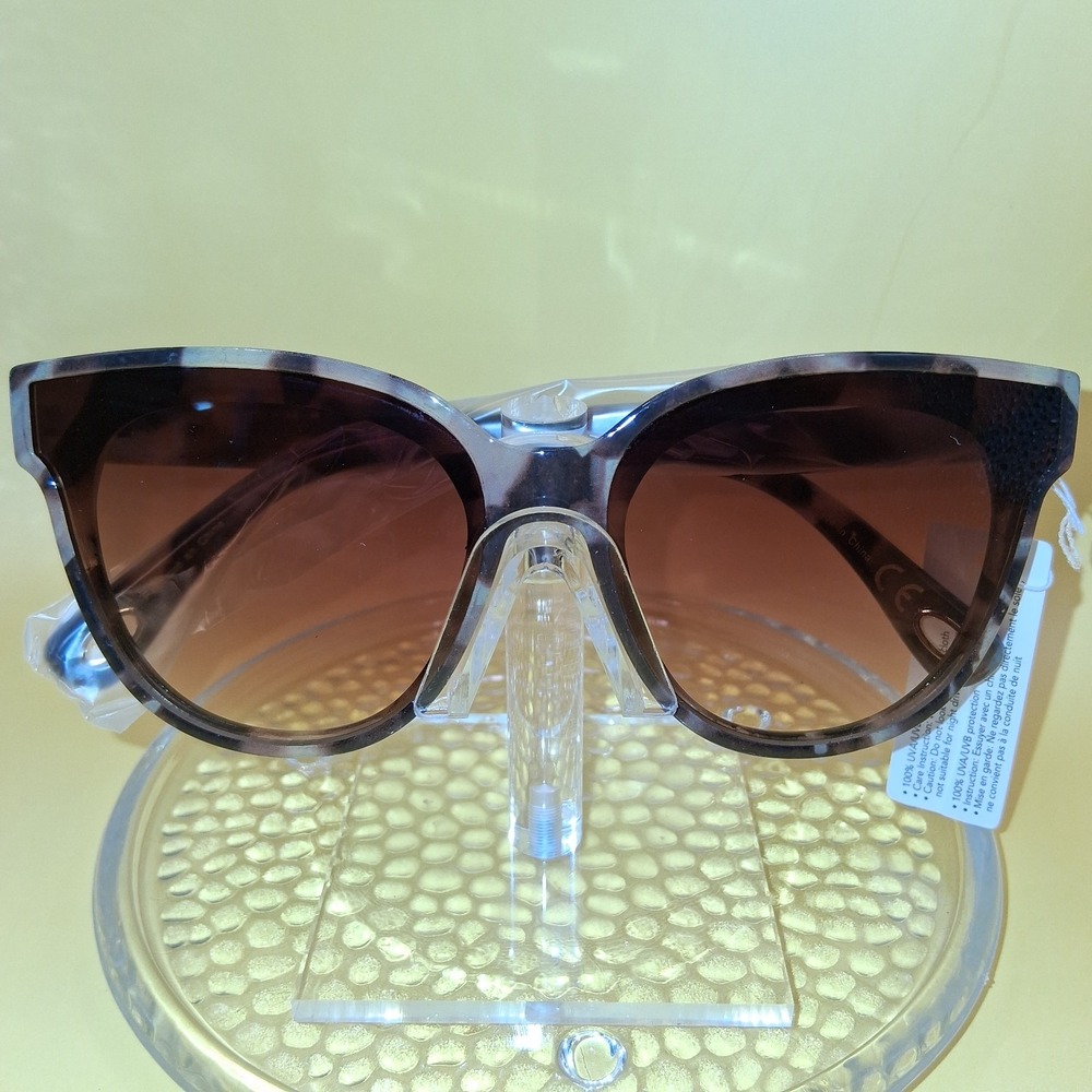 LELE SADOUGHI Women's Sunglasses Tortoise Brown Gradient Lenses UV400